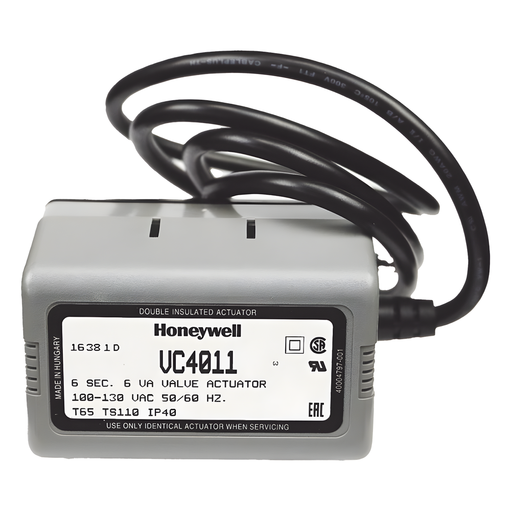 Actuador on/off para válvulas de 2 y 3 vías serie VC, 120 VCA, cierre hermético de 60 psi