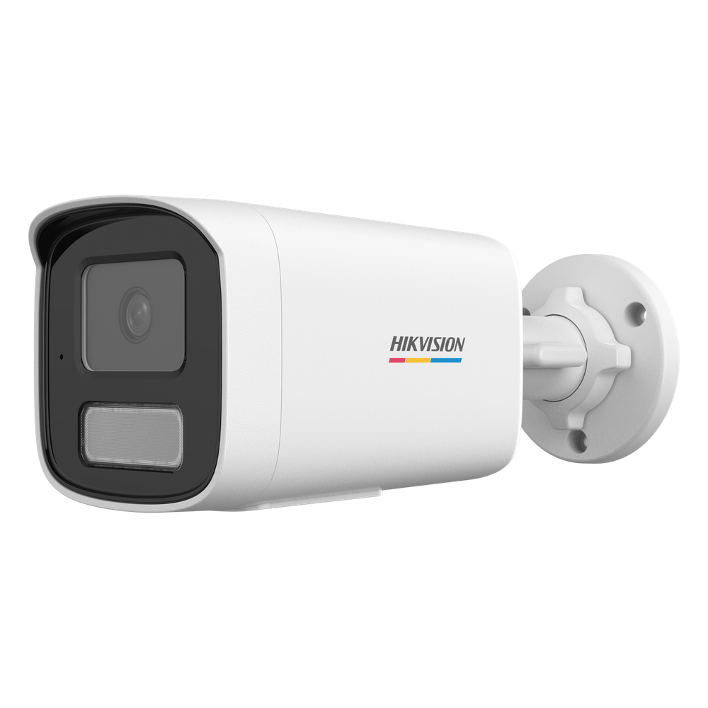 [ColorVu 3.0 + MD 3.0] Bala IP 6 Megapixel / Lente 4 mm / 50 mts IR + 50 mts Luz Blanca / Micrófono Integrado / Motion Detection 3.0 / Exterior IP67 / WDR 120 dB / PoE / Micro SD