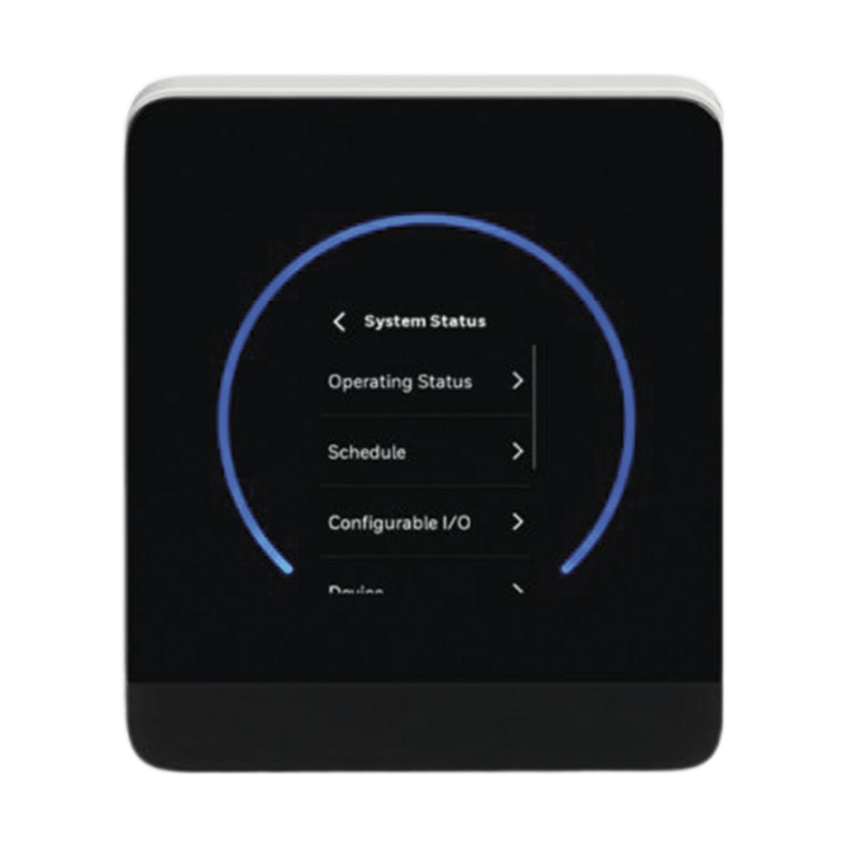 Termostato comercial con pantalla táctil a color para fan coil de 2 o 4 tubos, comunicación BACnet MS/TP y Modbus RTU