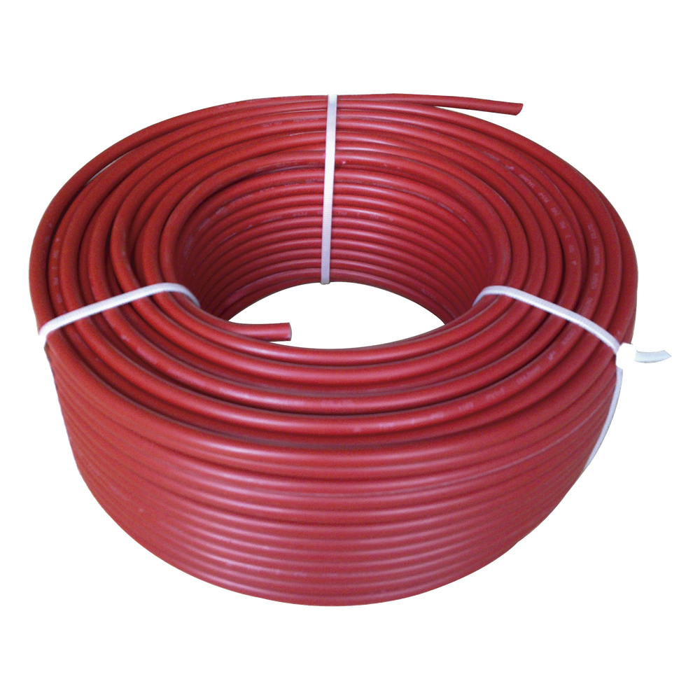 Cable Fotovoltaico Rojo / 10 mm² ( 8 AWG) / Material COBRE /  2000V / Rollo de 50 metros.
