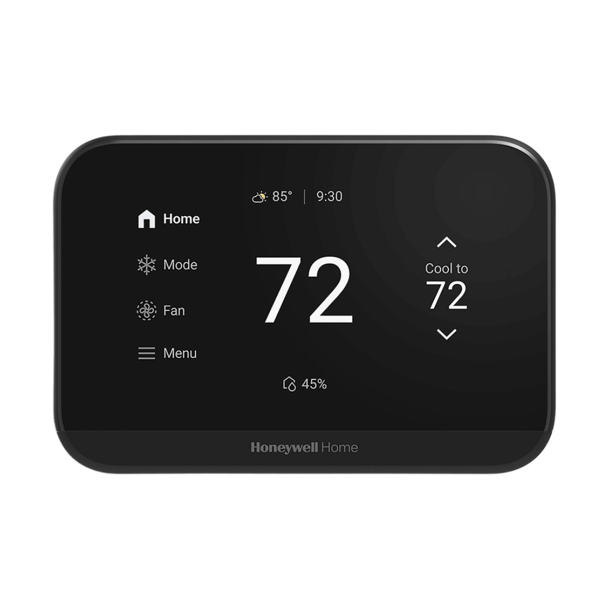Termostato inteligente con pantalla táctil de 4.3 pulgadas, WiFi, Bluetooth y Matter, para bomba de calor 3H/2C o sistema convencional 2H/2C, color negro