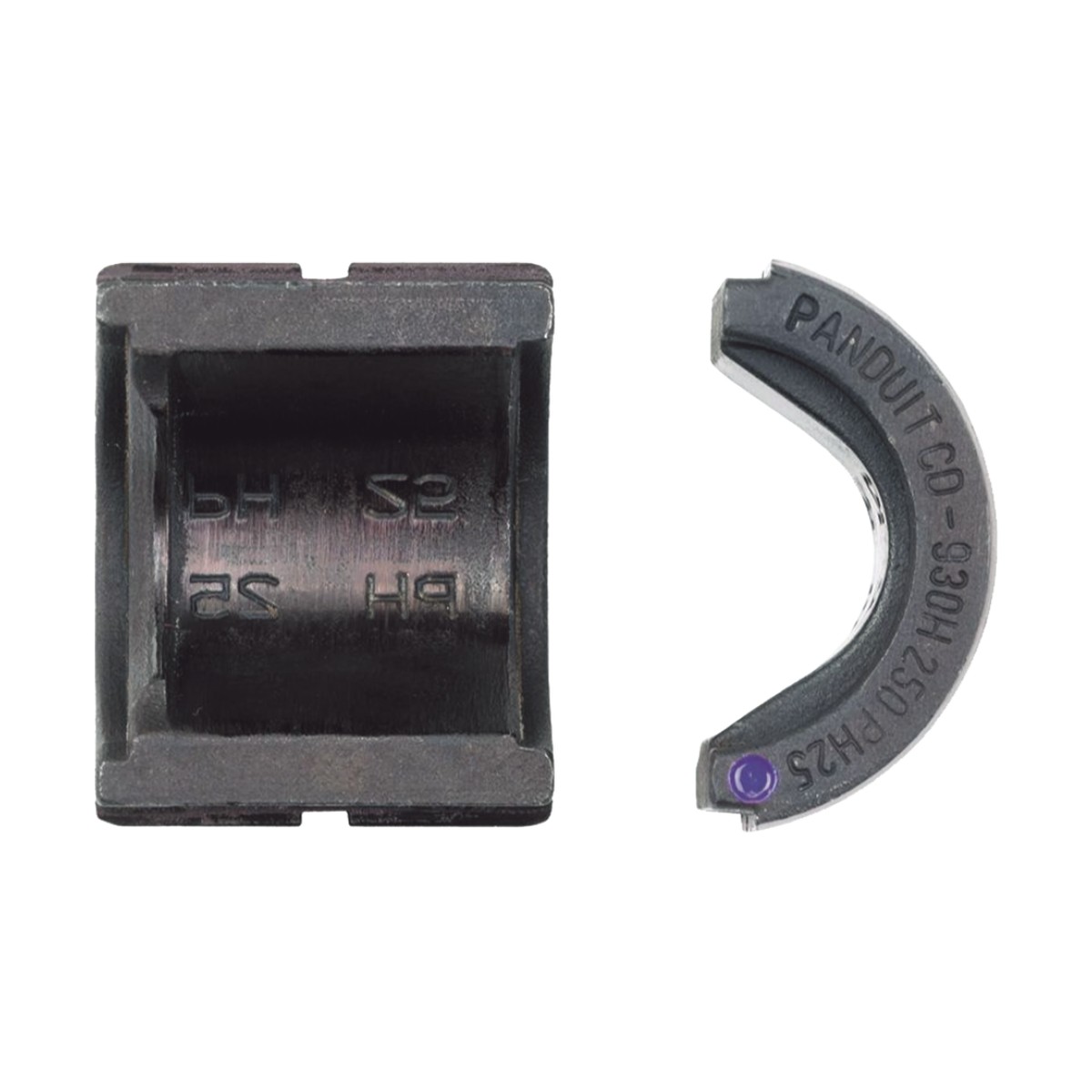 Dado de Prensado para Herramienta de Crimpado CT-29XX. Para Conectores a Tierra Tipo "E" GCE250-1/0, GCE250-250, Cruzado GCC6X6250-1/0, GCC6X6. Código Negro PG25