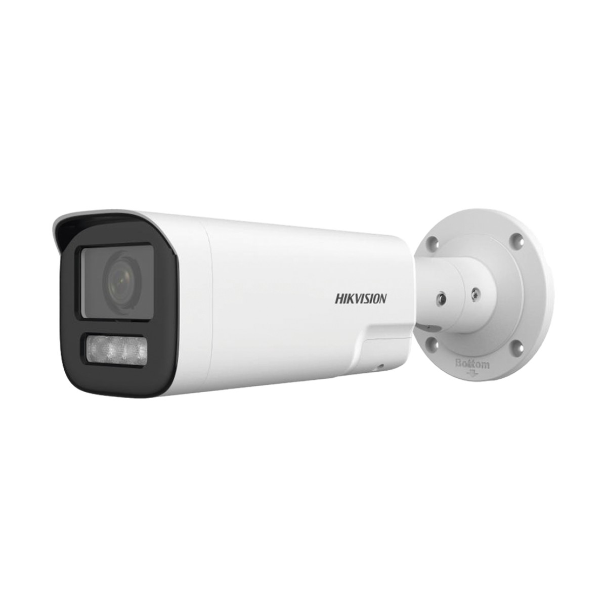 Bala IP 4 Megapíxel / Lente Mot. 2.8 a 12 mm / Dual Light (50 mts IR + 50 mts Luz Blanca) / ACUSENSE Lite / Audio de Dos Vías /  Luz Intermitente y Alerta de Audio / Exterior IP67 / WDR 120 dB / PoE  / Micro SD