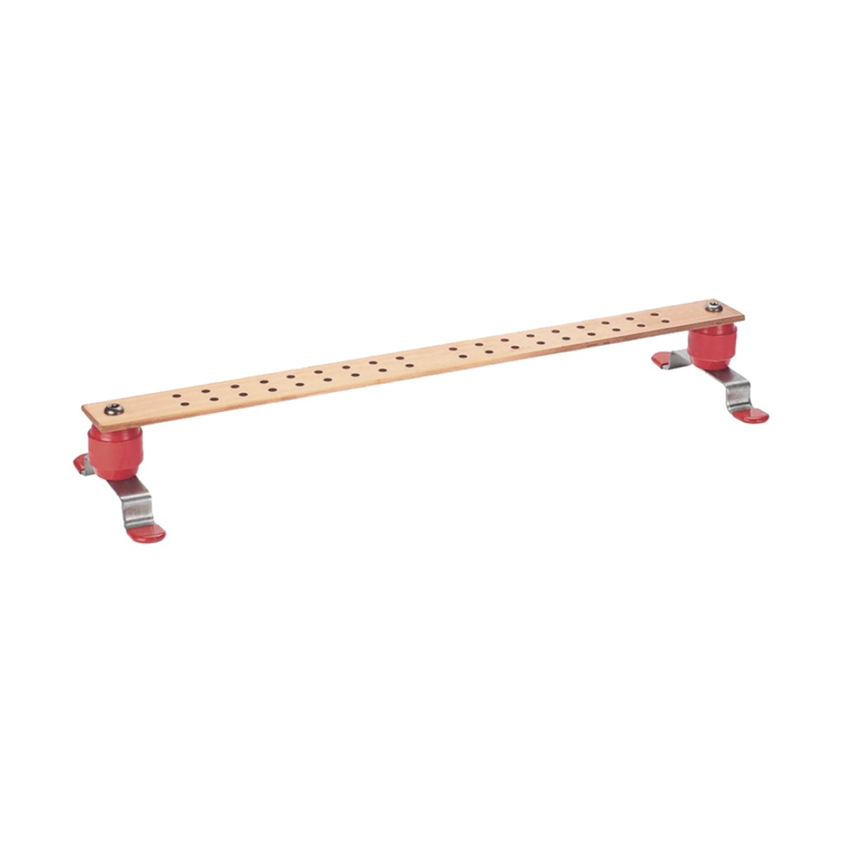 Barra de Conexión a Tierra StructuredGround™ para Telecomunicaciones y Centro de Datos, de 1/4" Grosor X 2" Ancho X 24" Largo.