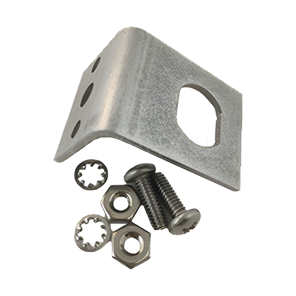 Kit Adaptador Brida a Mamparo / Conector Tipo N / Acero Inoxidable / Para Protectores Coaxiales