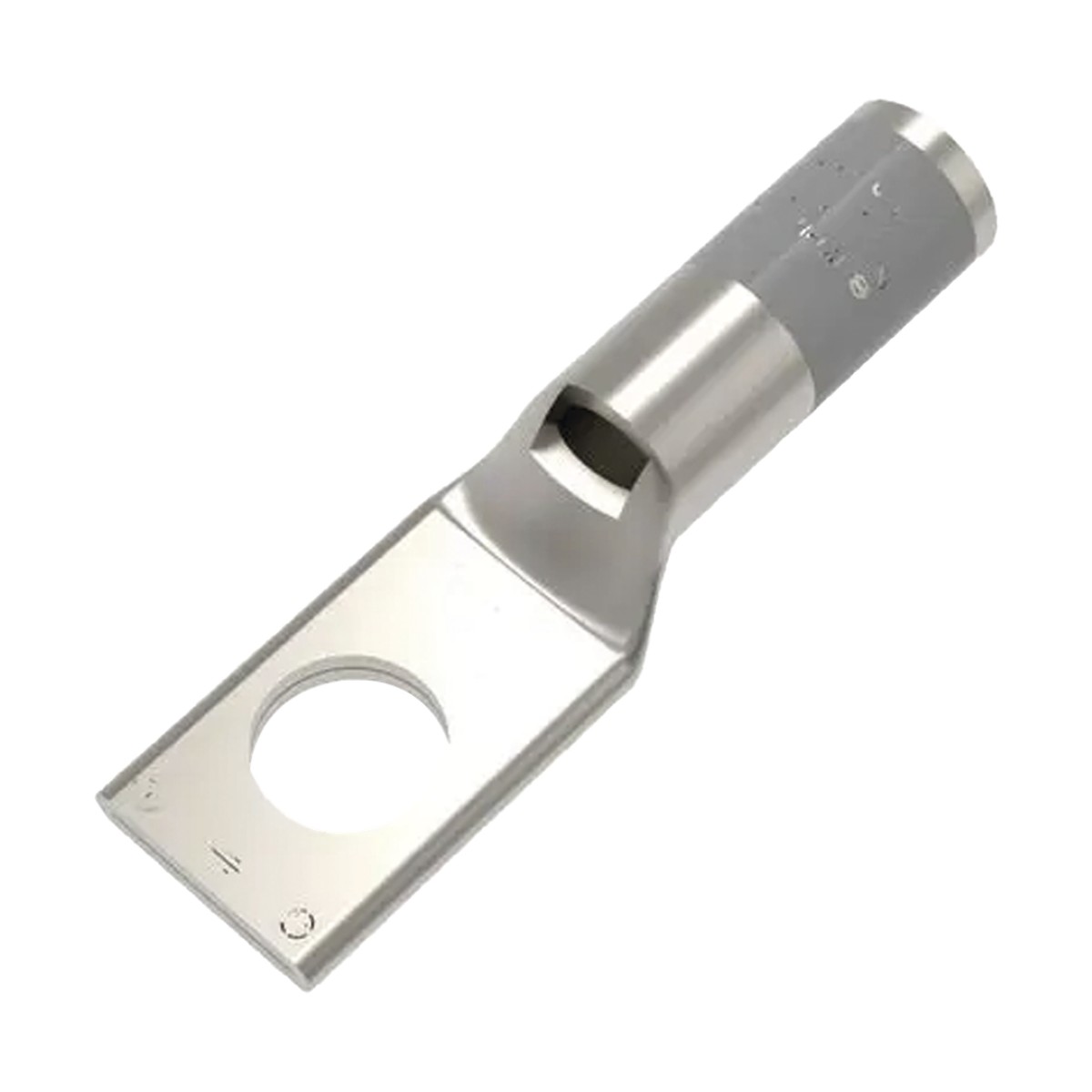 Zapata Terminal de Compresión BURNDY para Tornillo de 1/4" y Calibre 4 AWG / Barril Estándar.