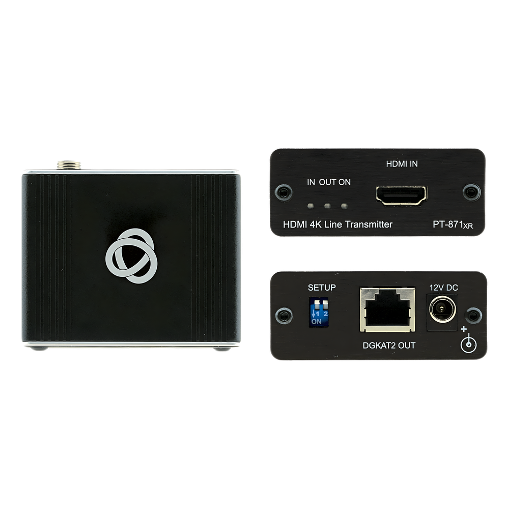 Kit Extensor HDMI 2.0 | DGKat™ 2.0 | 4K@60Hz (4:4:4) HDR | HDCP 2.2 | Alcance 60 m (196.9 ft) 4K60 4:4:4 | 70 m (229.7 ft) 4K60 4:2:0 | Alimentación Bidireccional | Compresión de Bajo Nivel | Latencia Cercana a Cero | Audio 32 Canales