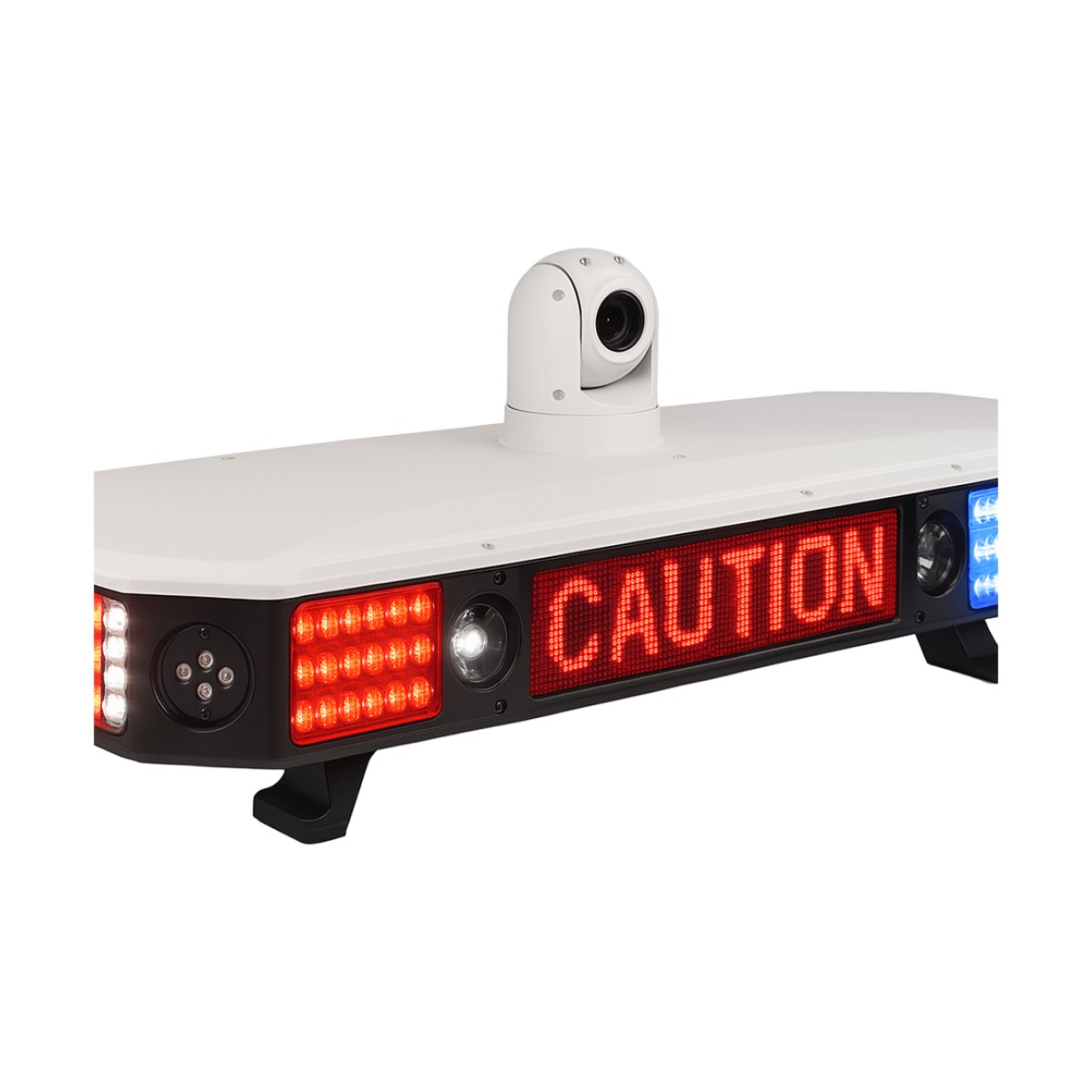 Sistema Inteligente de Luces de Policía PL100 / 8 Cámaras HD AI / Reconocimiento Facial y Placas / 4G/5G / Sirena 100W / Pantalla LED / Cumple GB 13954-2009