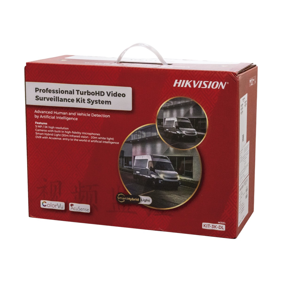 [Dual Light] Kit TurboHD 3K (5 Megapixel) / DVR 4 Canales / 4 Cámaras Bala para Exterior y Metal / Micrófono Integrado / Accesorios de Interconexión / Fuente de Poder