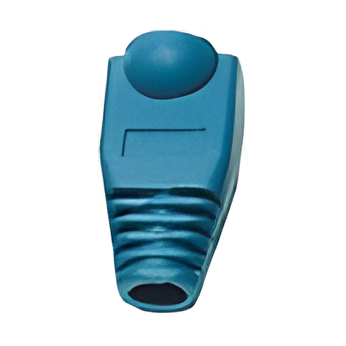 Bota Plástica para Protección de Plug RJ45, Color Azul