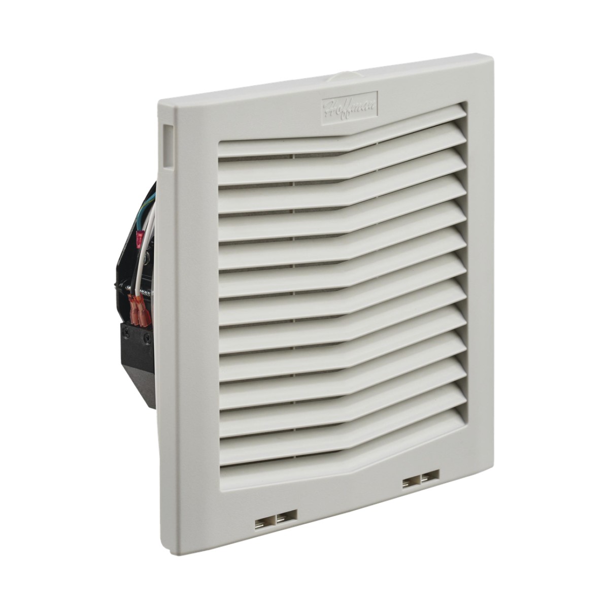 Ventilador Con Filtro de Montaje Lateral HF10, Con Flujo de Aire de 159 CFM, 115 Vca, Color Gris Claro