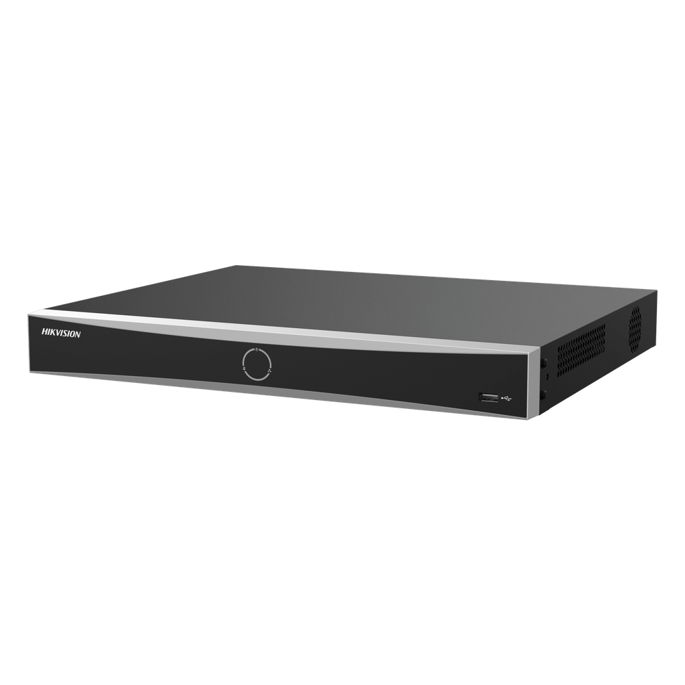[AcuSearch] NVR 12 Megapixel (4K) / 32 canales IP / 16 Puertos PoE+ / Recocimiento Facial / AcuSense (Evita Falsas Alarmas) / 2 Bahías de Disco Duro / HDMI en 4K / Alarmas I/O / 300 Metros PoE Modo Extendido