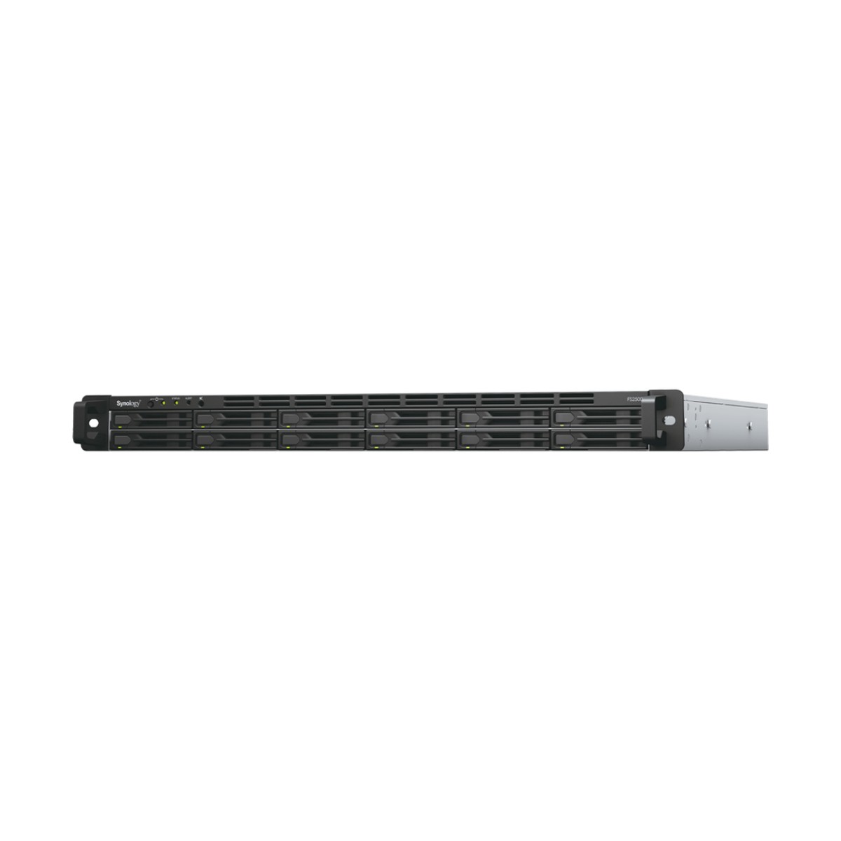 Servidor de Almacenamiento FlashStation FS2500/S | 12 Bahías SSD SATA 2.5" | 1U | 170,000 IOPS Lectura | 82,000 IOPS Escritura | 2 Puertos 10GbE | 2 Puertos 1GbE | Compatibilidad VMware, Hyper-V, XenServer, OpenStack .