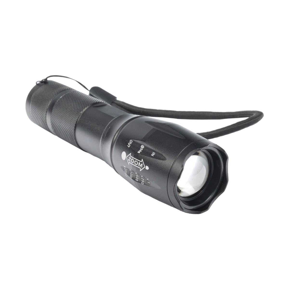 Linterna LED de Aluminio, 600 Lúmenes, IPX4, Resistente al Agua