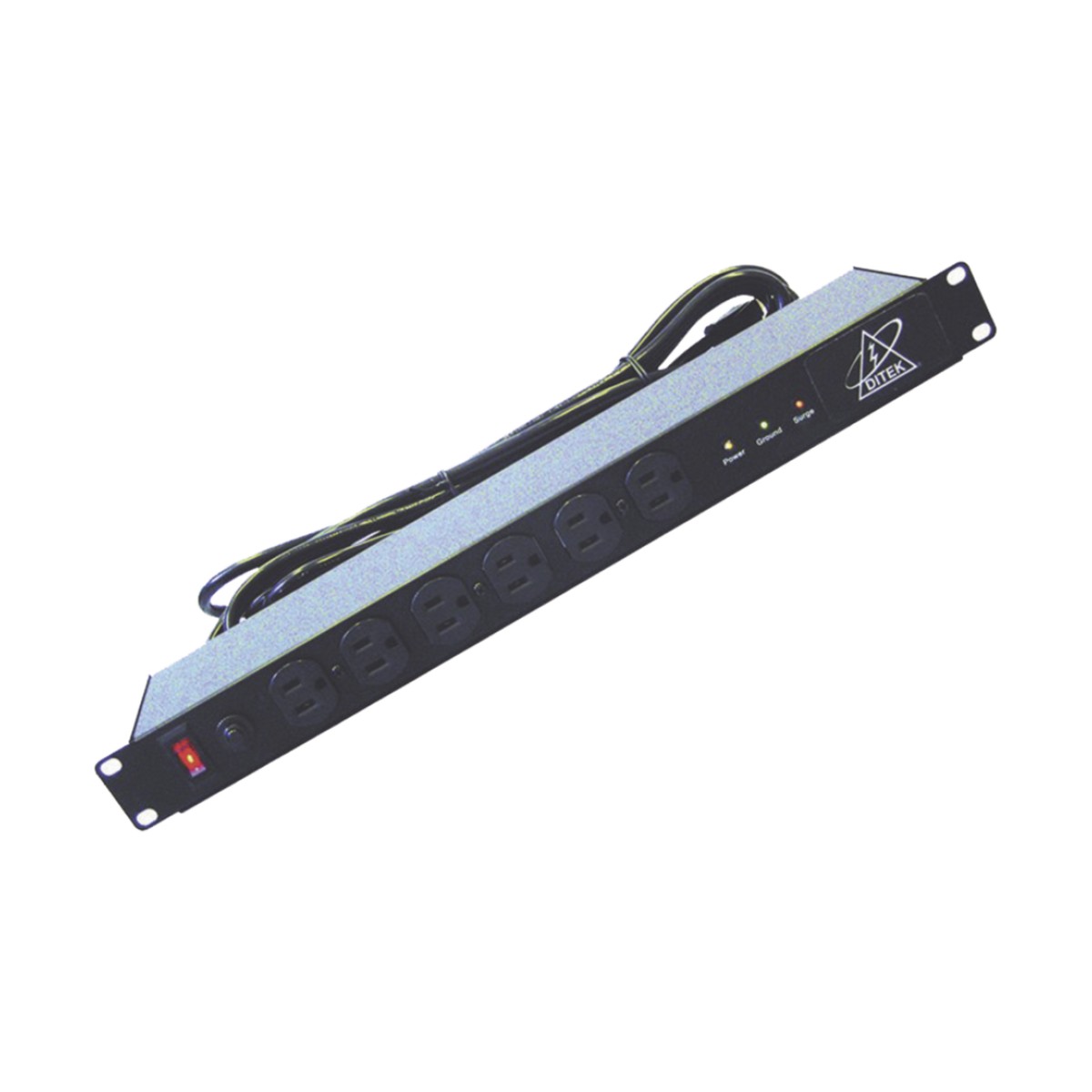 Protector Contra Sobretensiones de 120 VCA, 15 A, 12 Salidas, Montaje en Rack 1U, Servidores Montados en Rack, Sistemas de Voz, Controladores, Equipos de Video Vigilancia