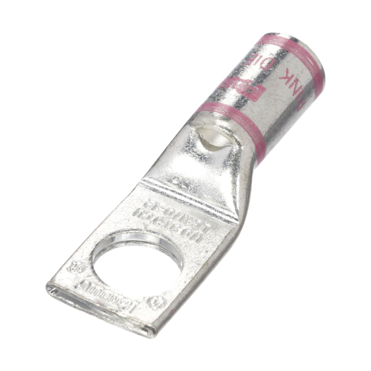 Zapata de compresión LCA1/0-12-X, para cal. 1/0 Awg, Barreno para tornillo prisionero de 1/2, 1 Pz