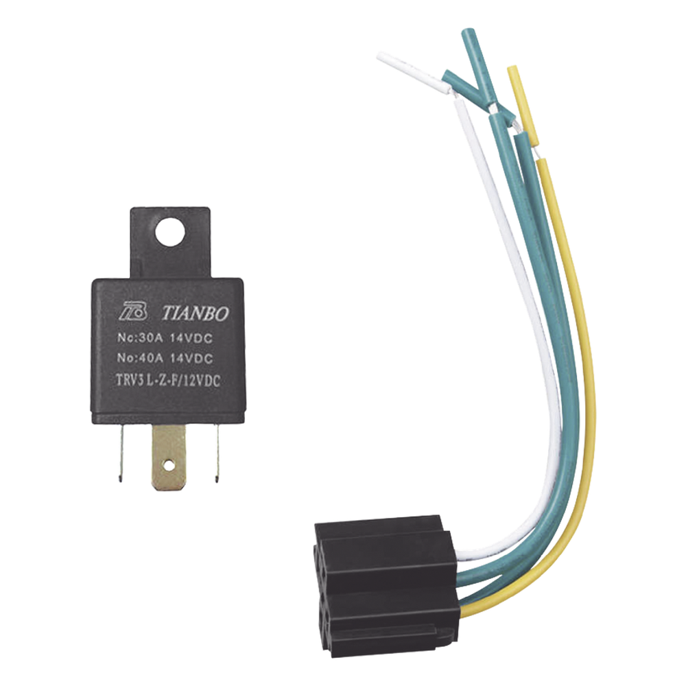 Relevador de 5 pines automotriz de 12 volts