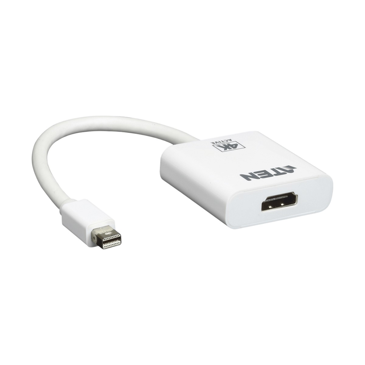 Adaptador activo de Mini DisplayPort a HDMI 4K | DisplayPort 1.2a | Compatible con audio