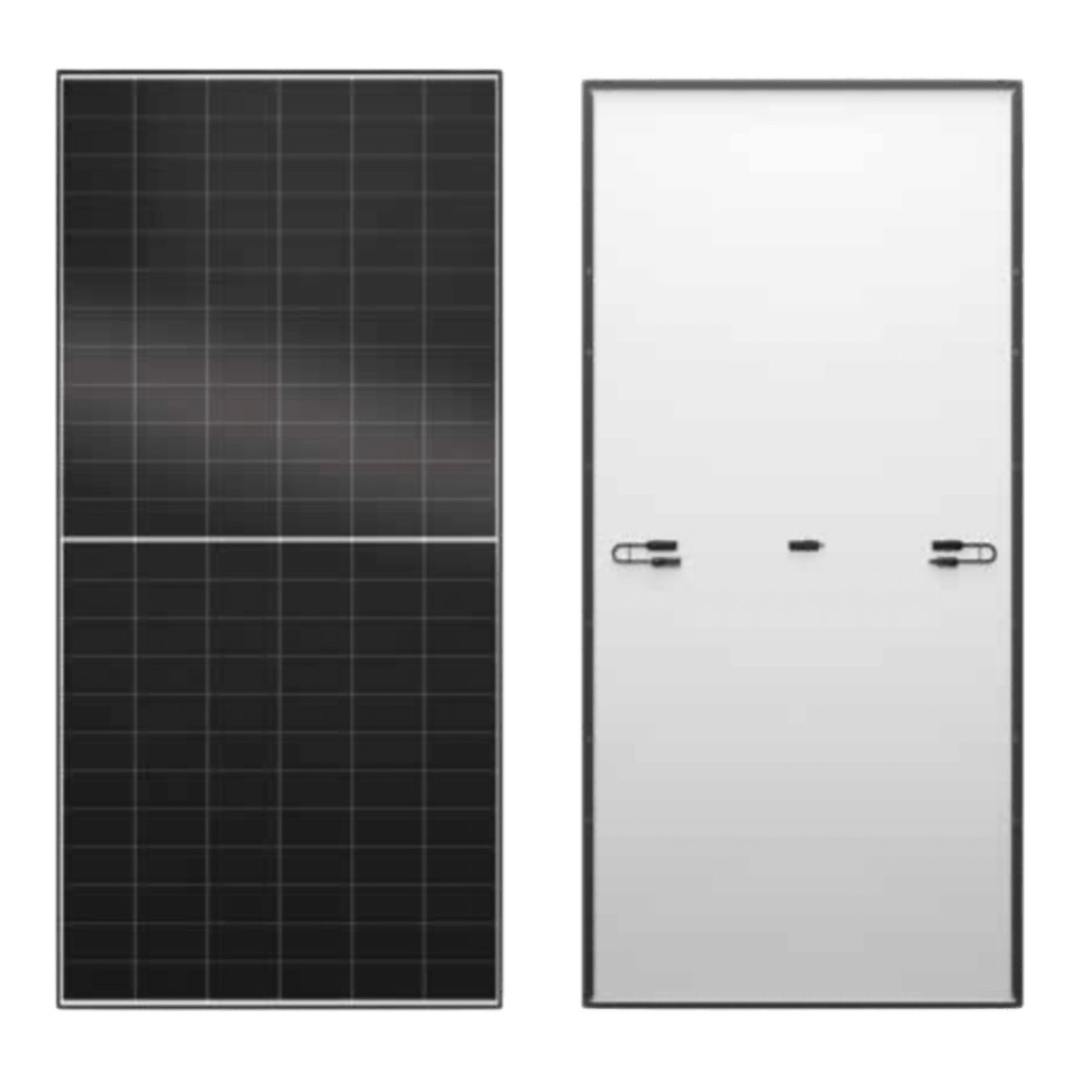 Panel Solar ANTIGLARE 650 W / LONGi Hi-MO X10 Guardian / Monocristalino BC-Cell / 24.1% Eficiencia / Vidrio Templado Baja Reflexión / 2382x1134x30 mm (93.8x44.6x1.2 in) / Garantía Potencia 30 Años