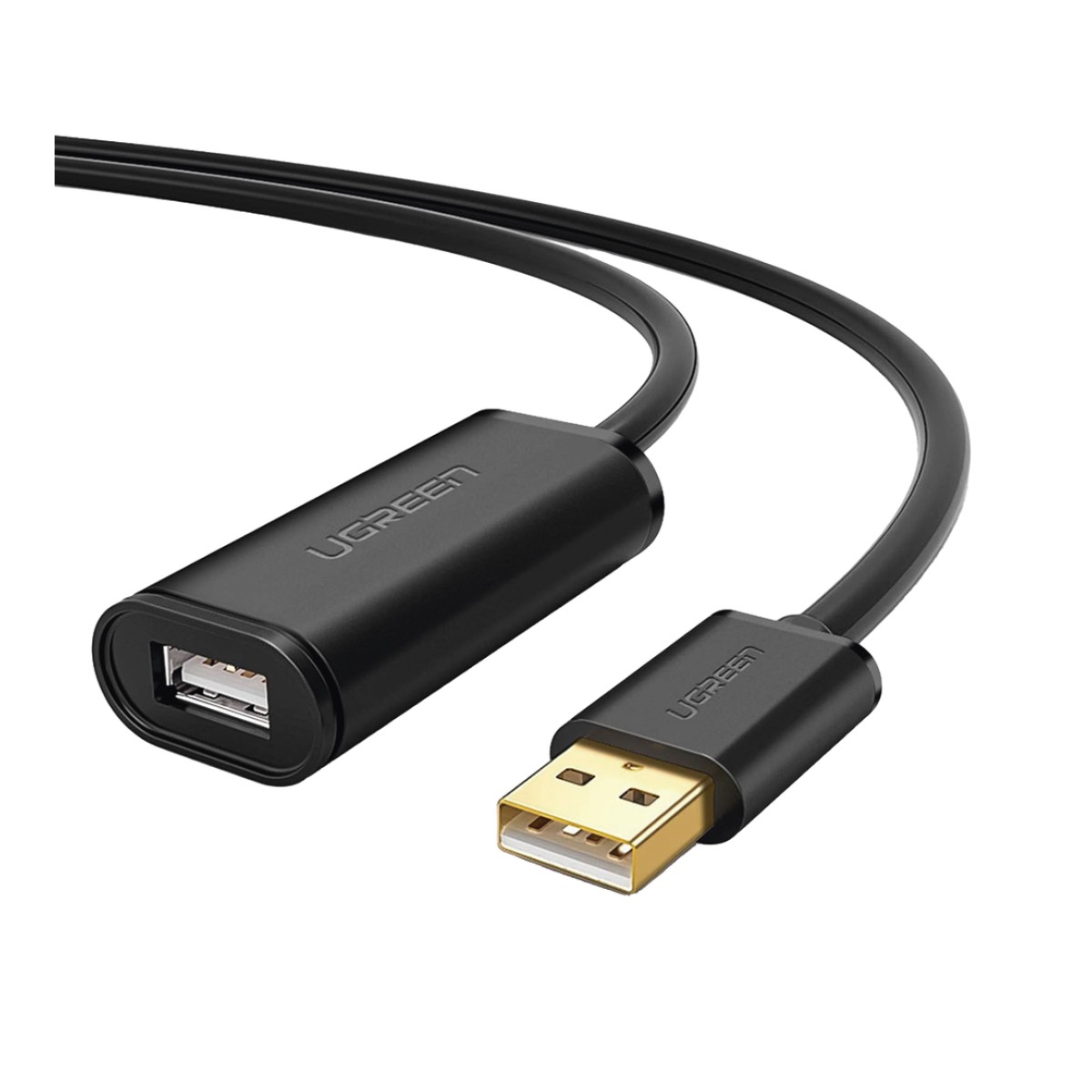 Cable de Extensión Activo USB 2.0 / 10 Metros / Macho-Hembra / Booster individual FE1.1S incorporado / Velocidad de hasta 480 Mbps / Ideal para impresoras, consolas , Webcam, etc.