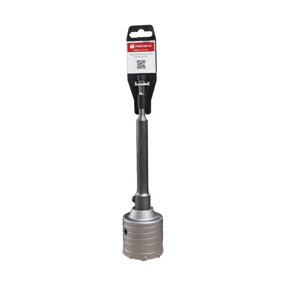 Broca Pasamuros SDS, Sacabocado para Concreto de 50mm con Extensión de 220mm