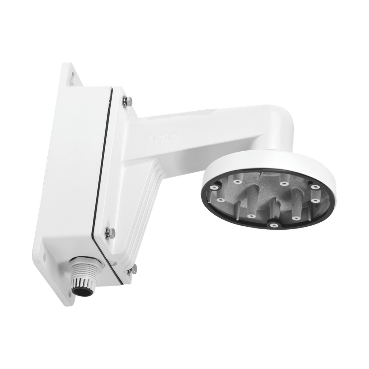 Montaje de Pared con Caja de Conexiones para Domos HIKVISION