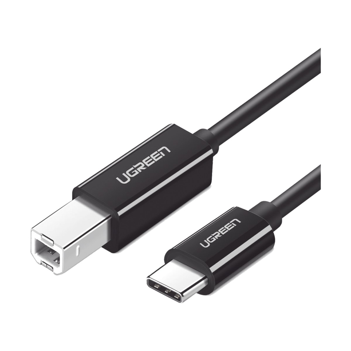 Cable de Impresora o escáner USB-C | 1m (6 pies) | USB Tipo C a USB 2.0 Tipo B | Soporta Thunderbolt 3 | Alta velocidad | DAC | Compatible con Brother HP, Canon, Lexmark, Epson, Dell, Xerox, Samsung, etc.