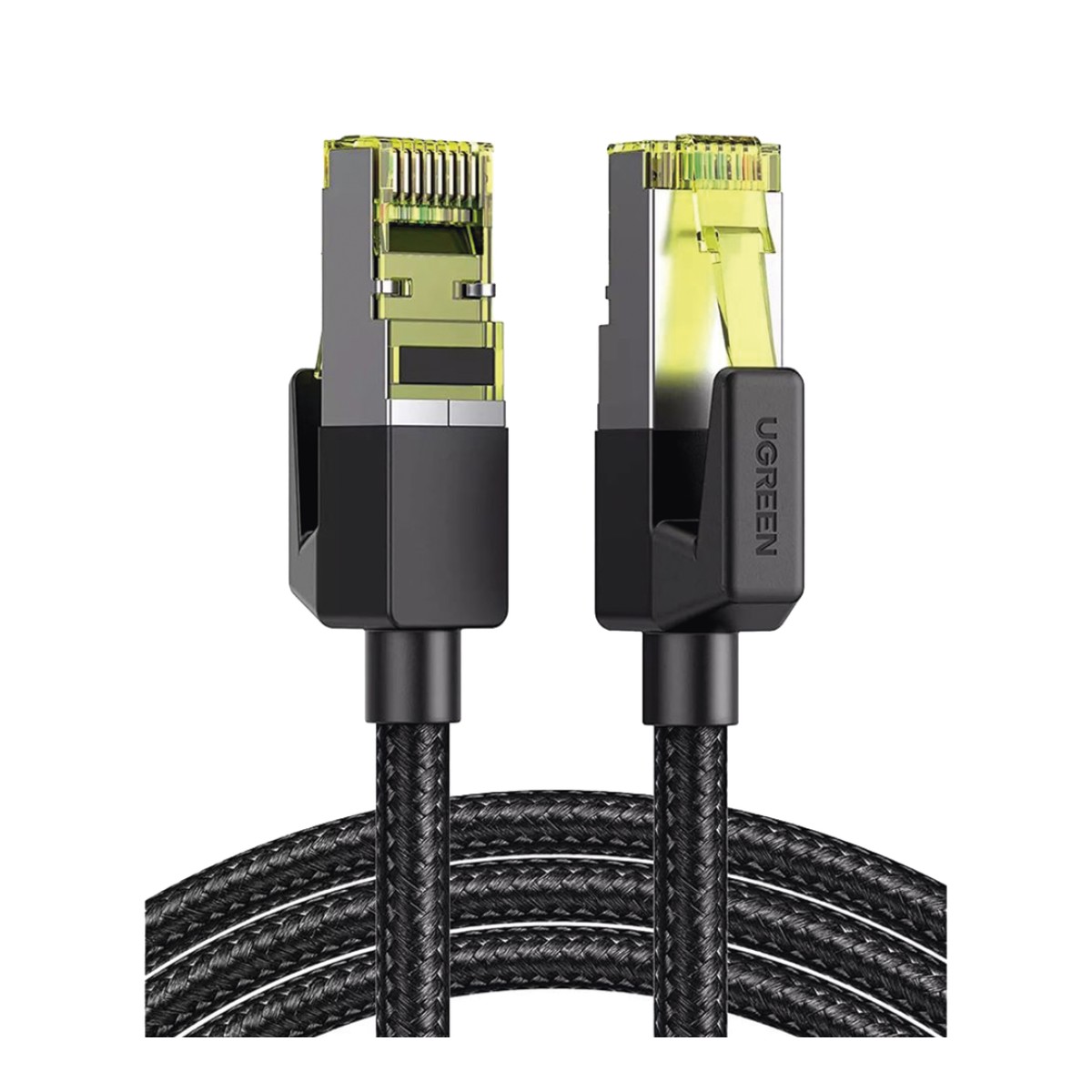 Cable Ethernet Cat7 CLASS F/FTP Redondo con Malla de Nylon 2 Metros (6.56 Pies)