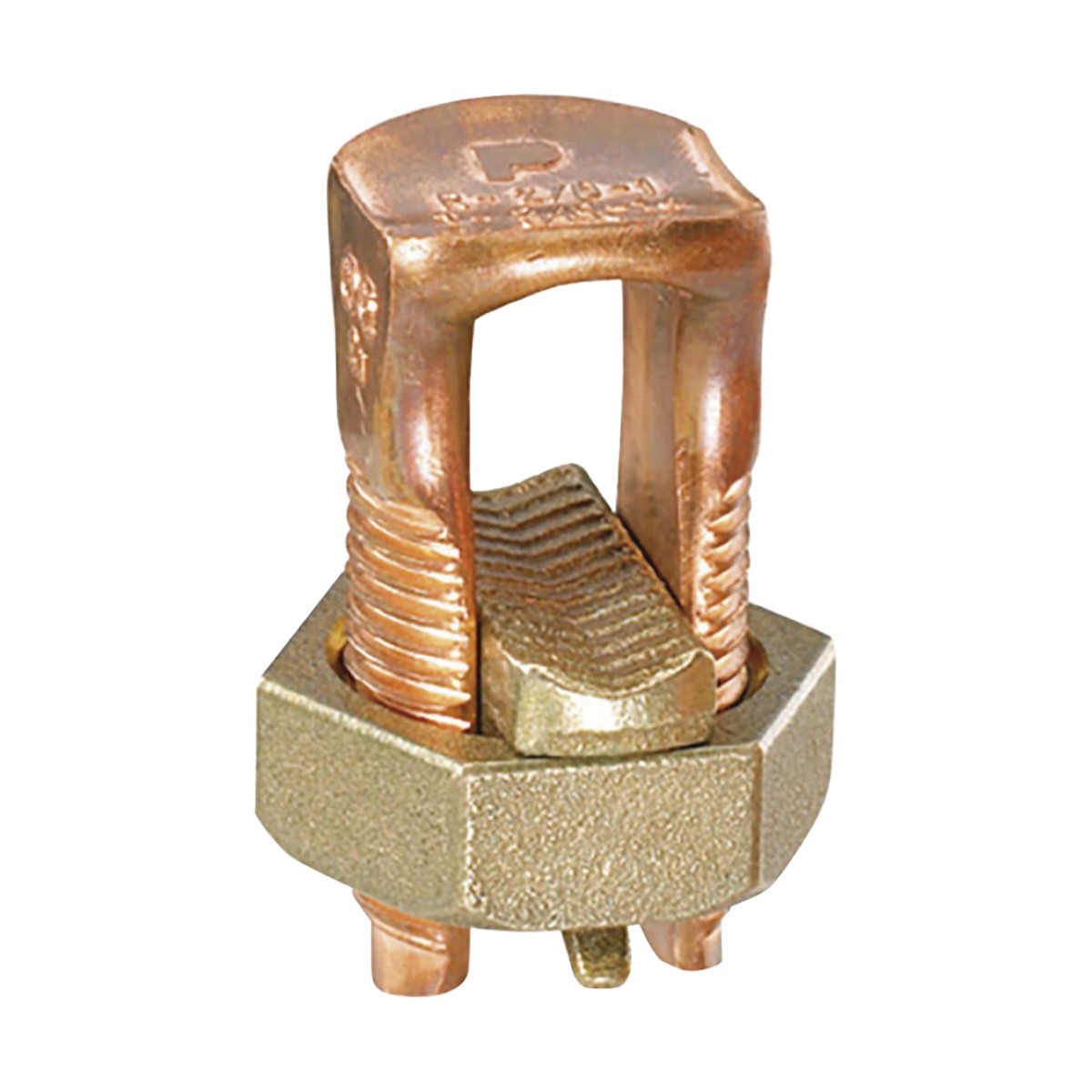 Conector Mecánico de Puesta a Tierra, de Cobre, Para Cables de Calibre 8 a 4 AWG