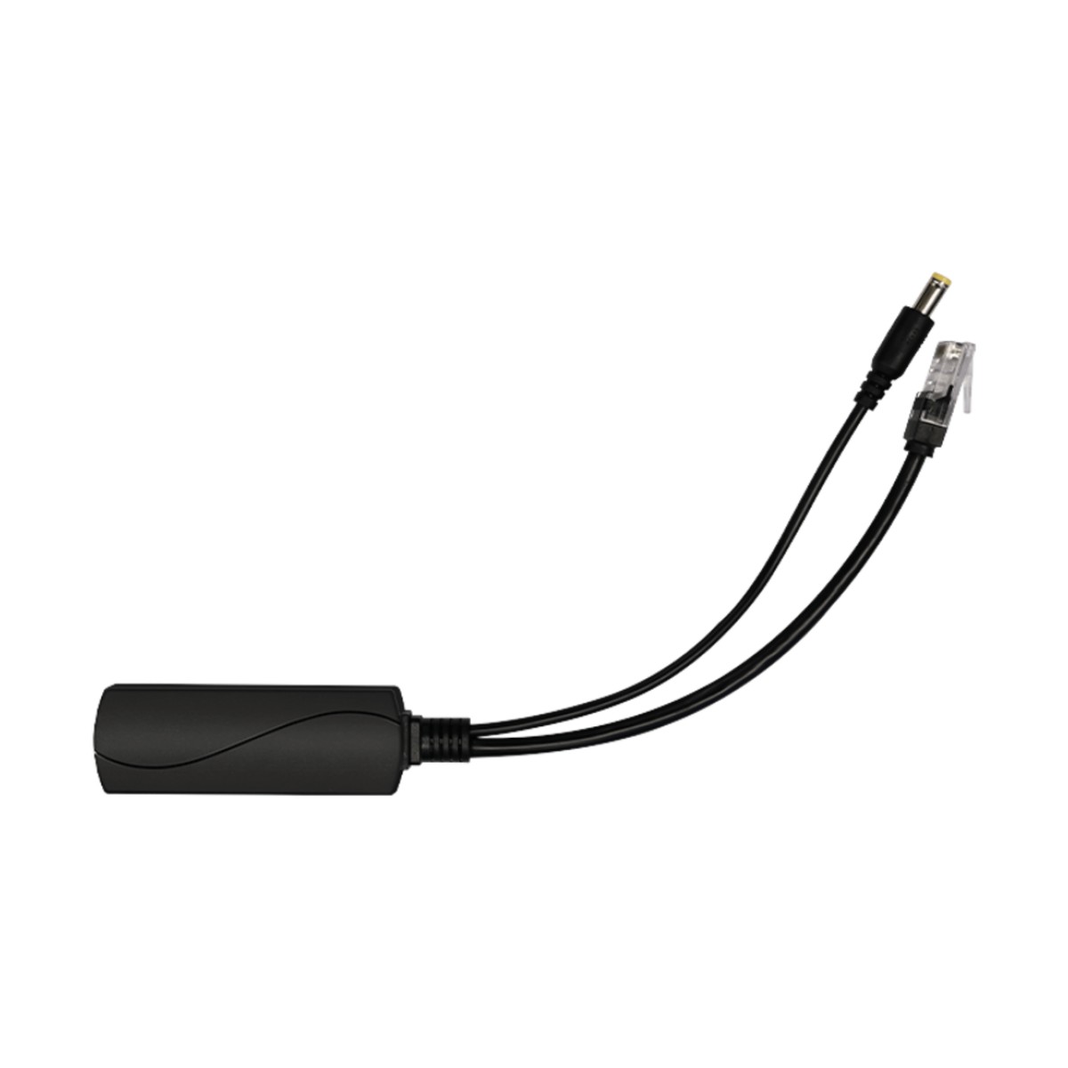 Splitter PoE / IEEE 802.3af/at / 30W / Puerto Gigabit / Salida DC 12V 2A / Indicadores LED / 95x26x20 mm (3.74x1.02x0.79 in)