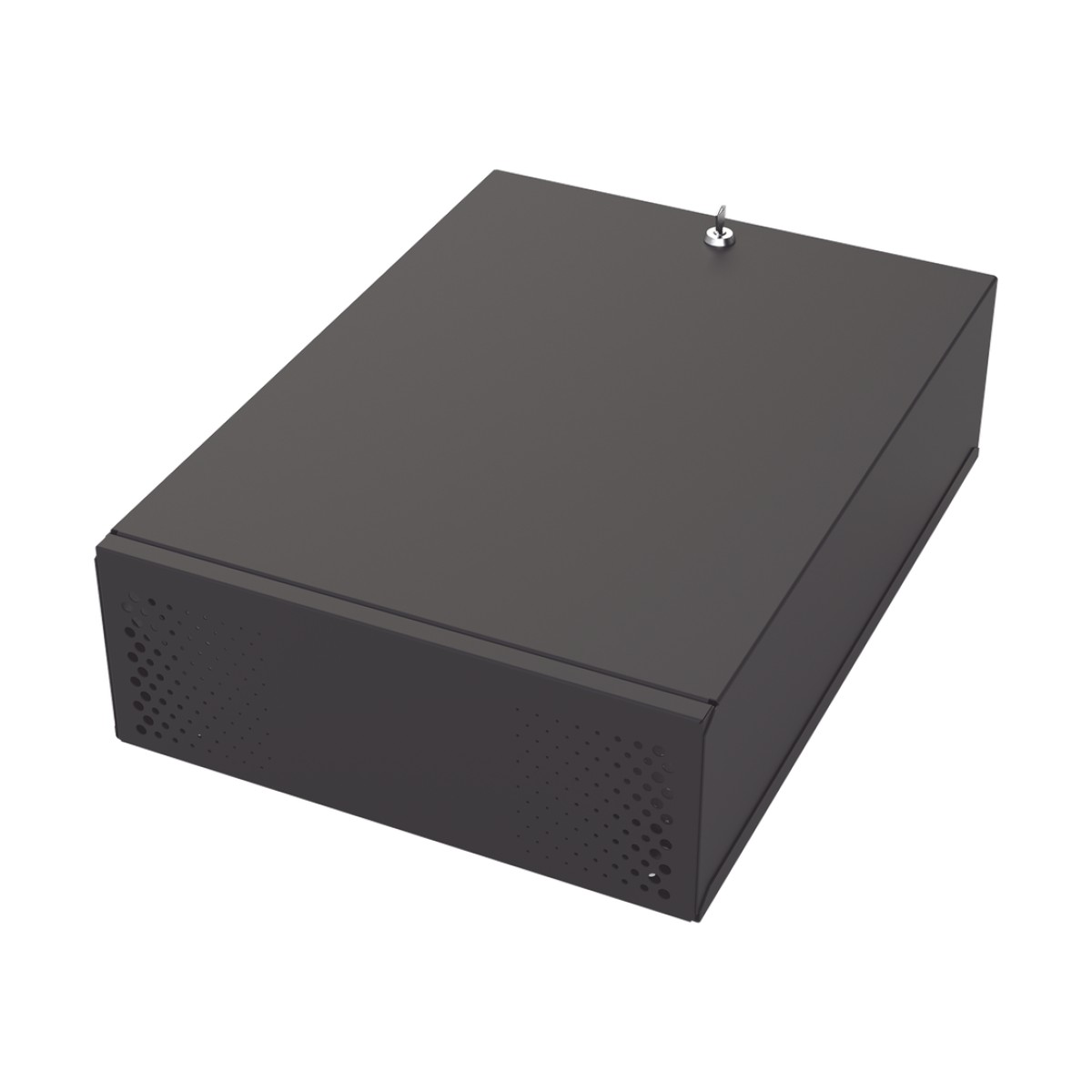 Gabinete Metálico para DVR/NVR con Chapa y llave.