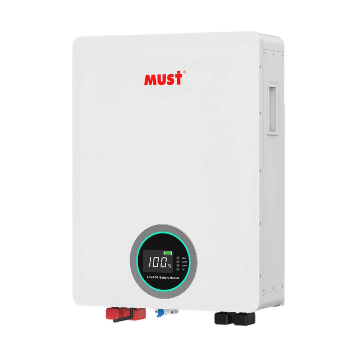 Batería de Litio LiFePO4 / 51.2 Vcc / 100 Ah / 5.12 kWh / 6000 Ciclos / BMS Integrado / Comunicación CAN-RS485-WiFi