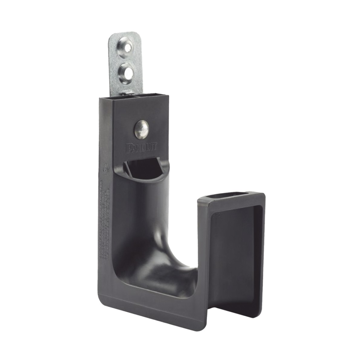Sujetador STRONGHOLD tipo J (J-PRO), Con Soporte para Montaje en Pared, Para 180 Cables Cat6, Nylon 6.6, Color Negro, 1 pieza
