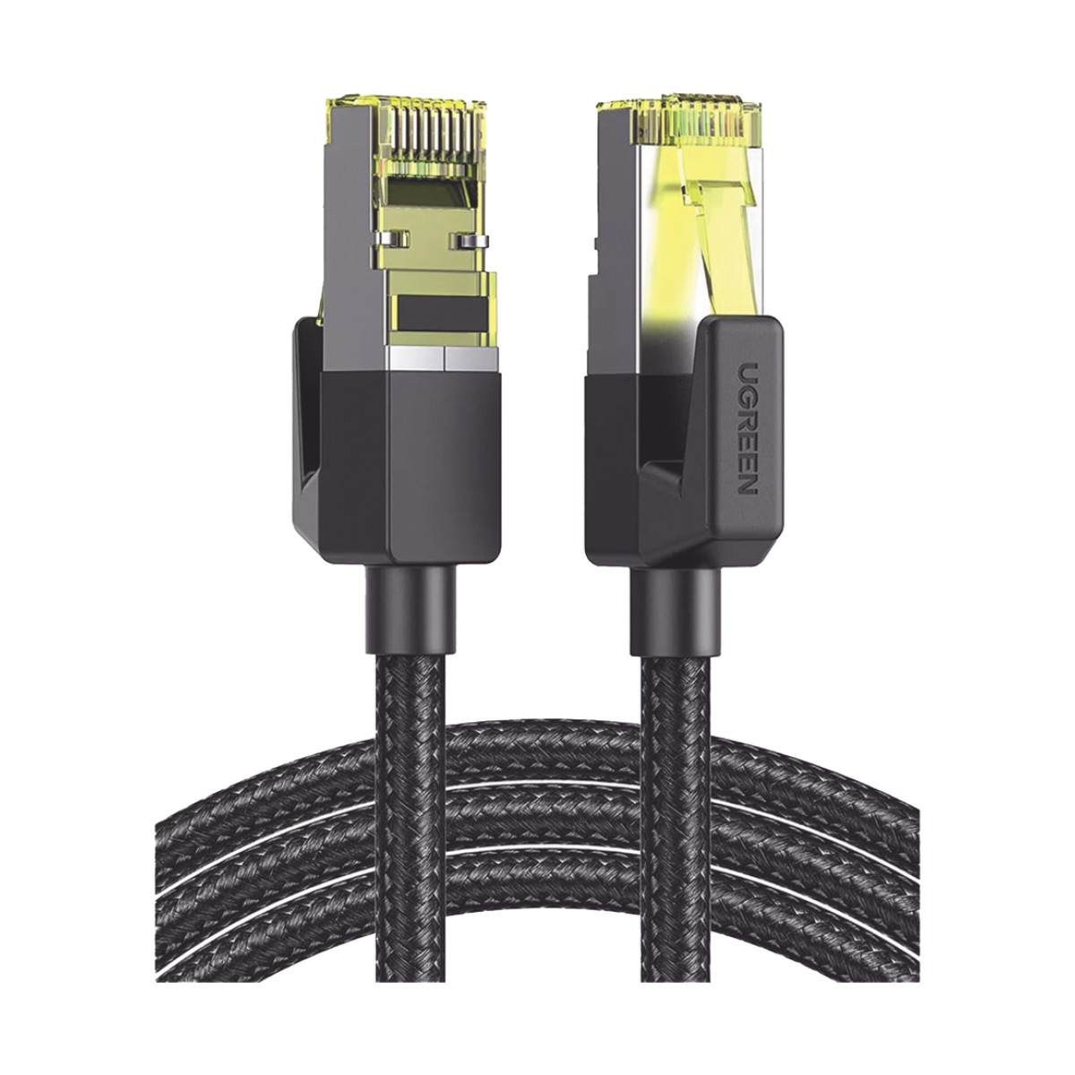 Cable Ethernet Cat7 CLASS F/FTP Redondo con Malla de Nylon 3 Metros (9.84 Pies)