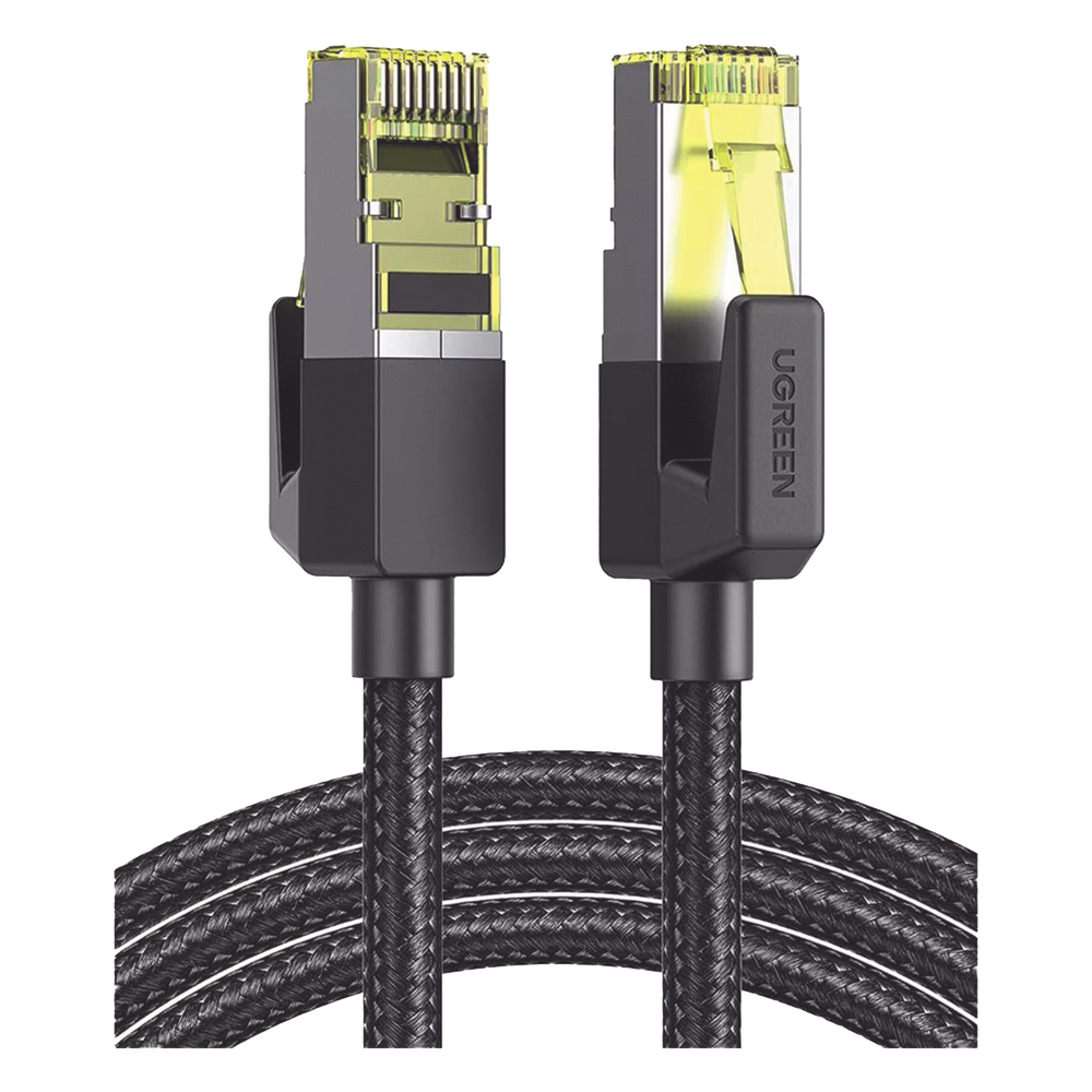 Cable Ethernet Cat7 CLASS F/FTP Redondo con Malla de Nylon 3 Metros (9.84 Pies)