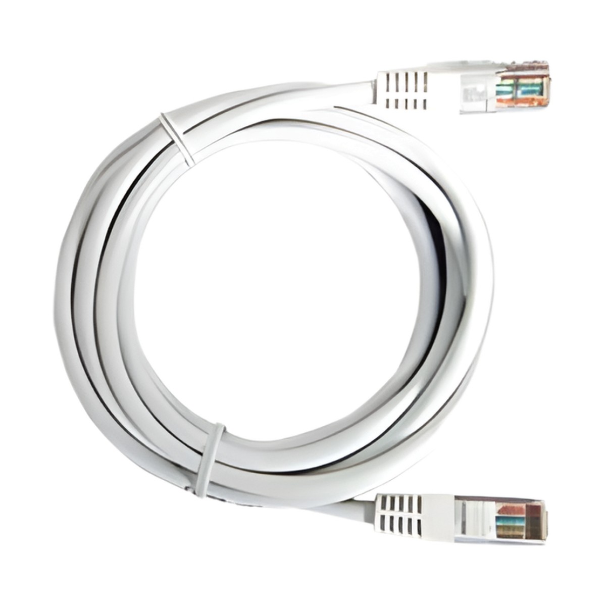 Cable de Parcheo UTP Cat5e - 0.5 Metros (1.64 Pies) - Blanco