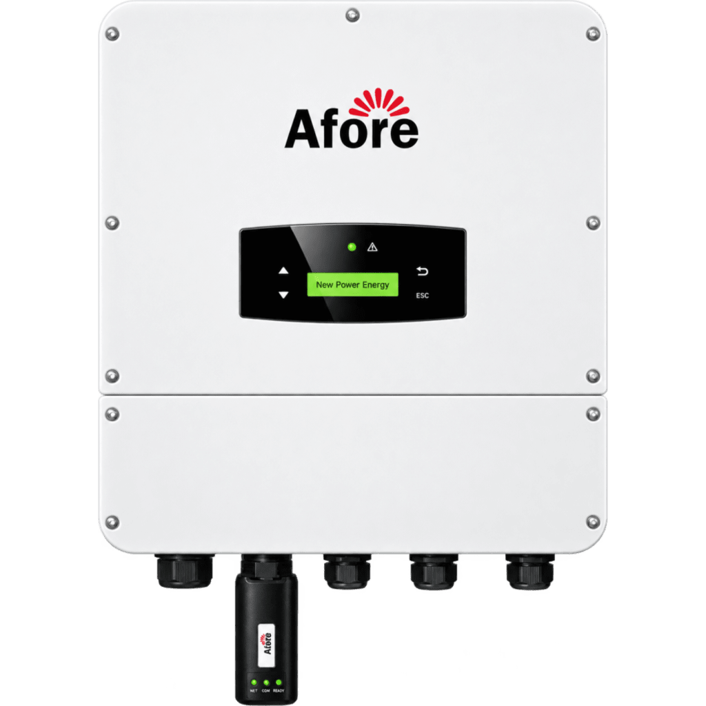Inversor Híbrido Split Phase / 5.5 kVA / 220 Vca / 2 MPPT / Batería 80-495 V / WiFi / UPS <10 ms / AFCI / IP65