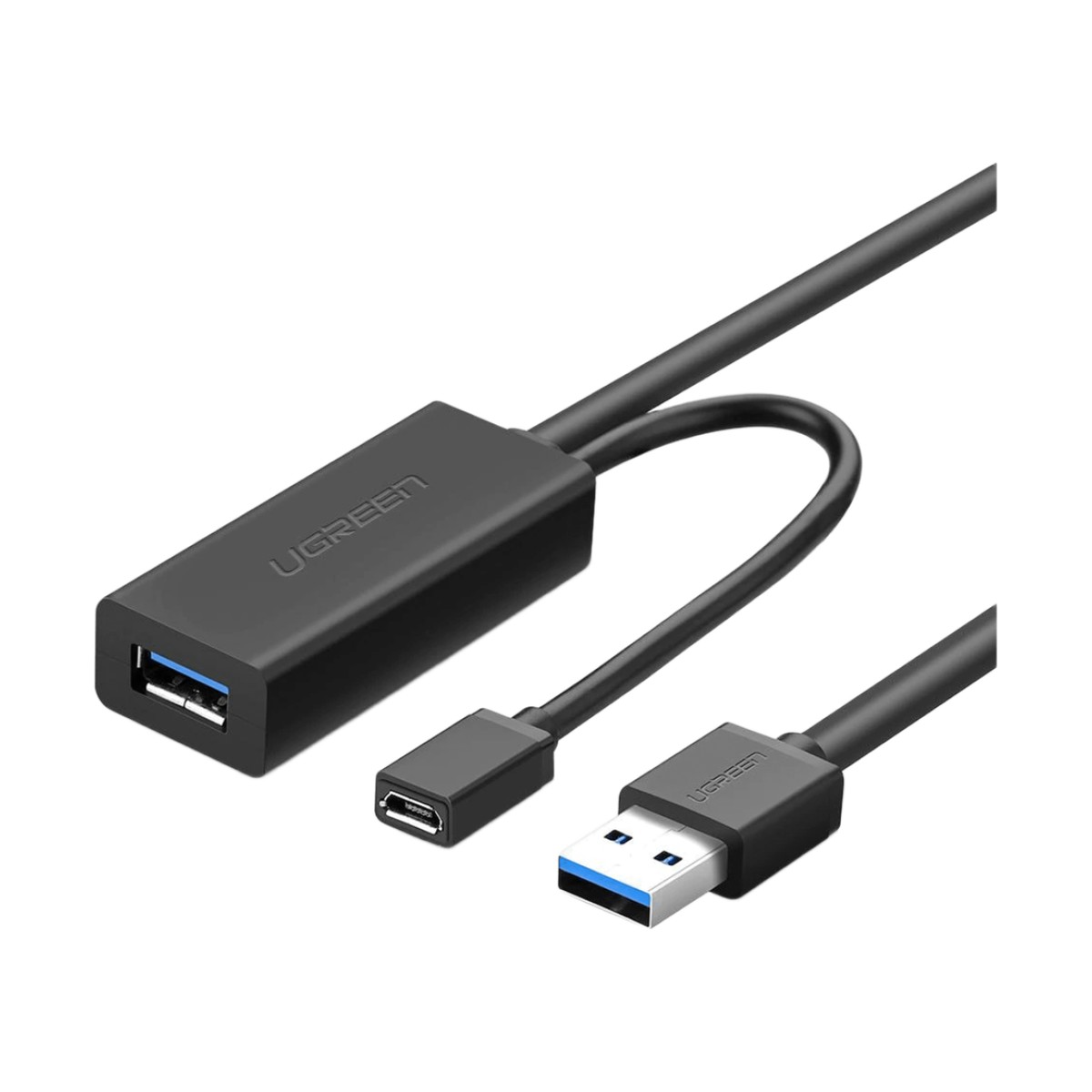 Cable de Extensión Activo USB 3.0 con puerto de alimentación Micro USB / 10 Metros / USB 3.0 a 5Gbps / No requiere controlador / Ideal para impresoras, consolas , Webcam, etc.