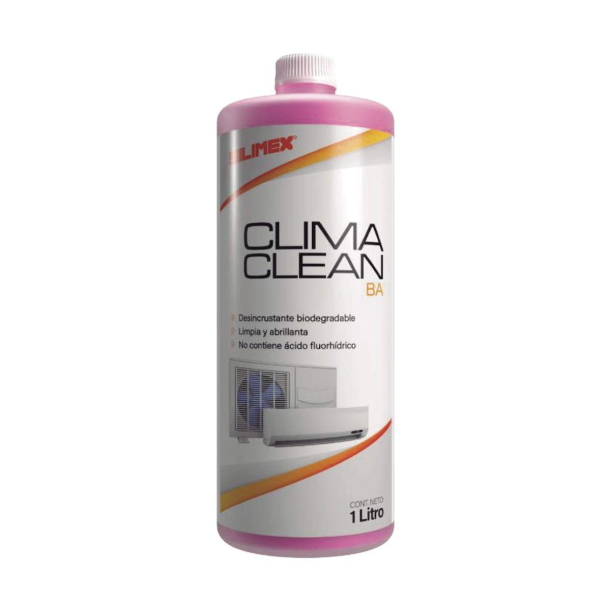 CLIMA CLEAN BA Limpiador Espumoso, Biodegradable y a Base de Acida que Garantiza una Limpieza Profunda y Profesional en Serpentines de Minisplits, Mejorando su Eficiencia y Prolongando su Vida Útil