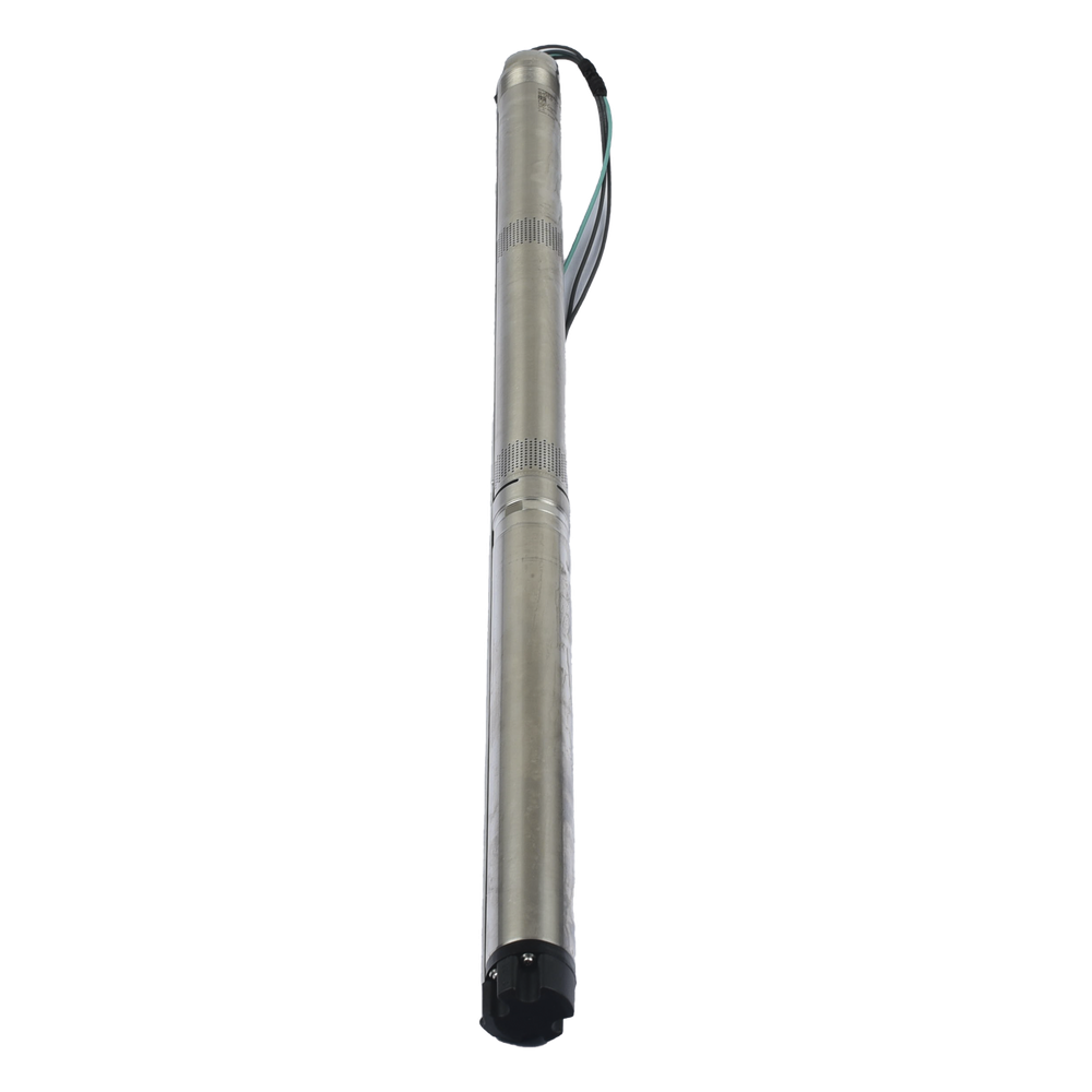 Bomba Sumergible Solar de 1.4 KW , Admite entrada AC 90-240v , Tensión nominal CC 30-300v, 3600rpm