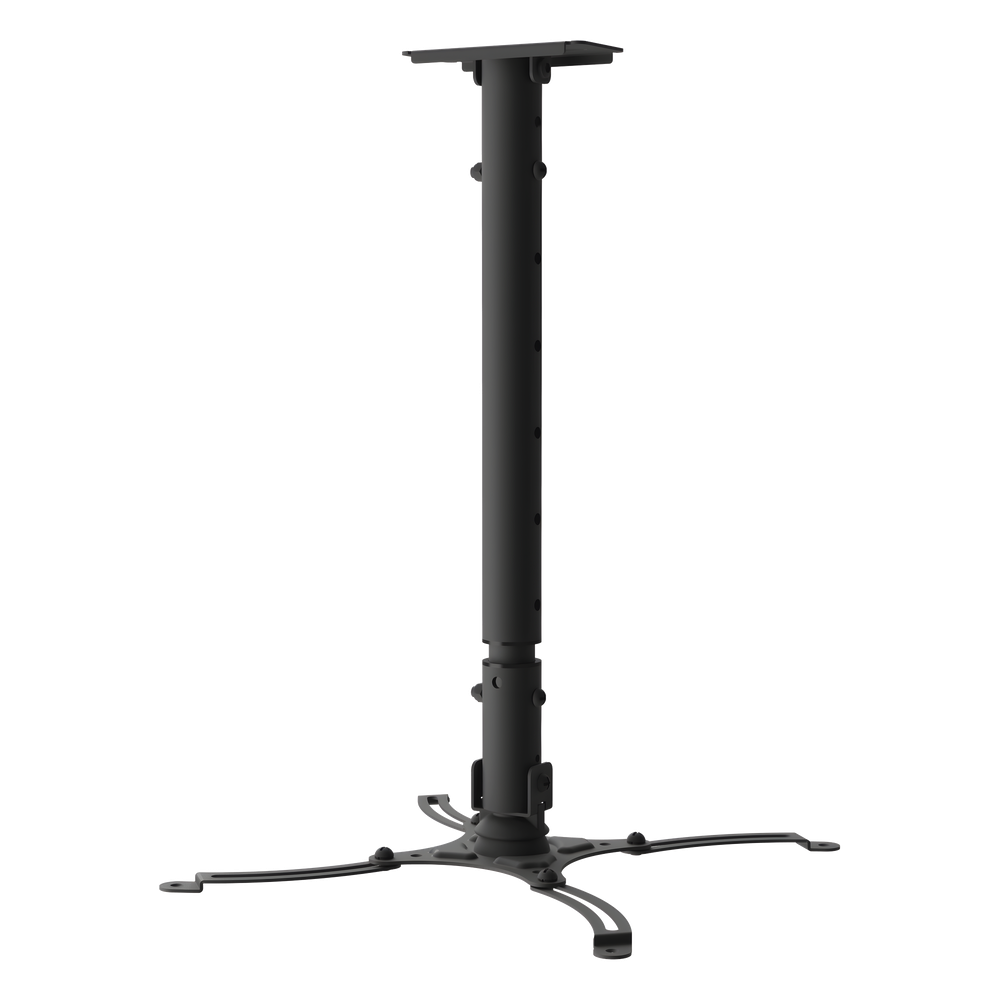 Soporte de Techo Universal Paramount PCM150 para Pantallas de 43" a 90"+ / Capacidad de Carga 150 lb (68 kg) / Ajuste Vertical 39.59" a 63.21" / Rotación 360° / Inclinación +20°/-5° / Montaje en Techos Planos