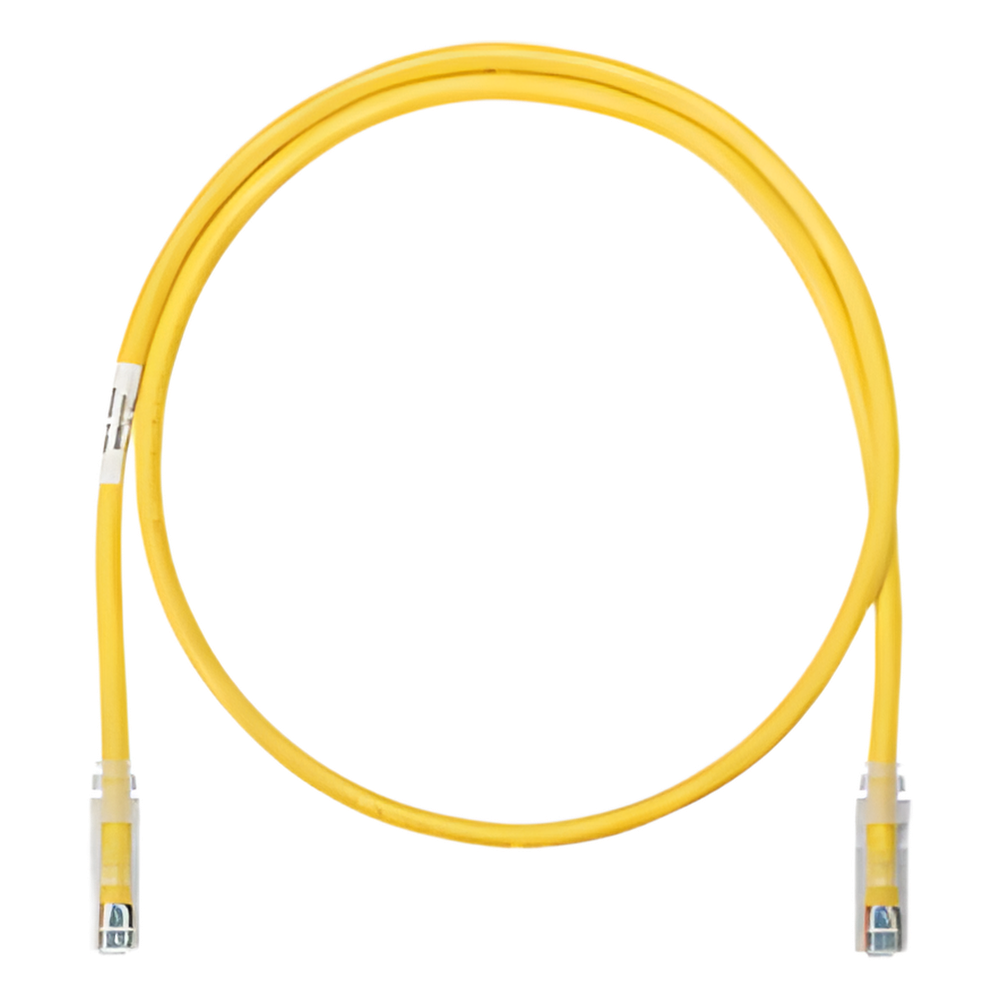 Cable de Parcheo UTP Categoría 6, con Plug Modular en Cada Extremo - 6 Metros (19.69 Pies) - Amarillo