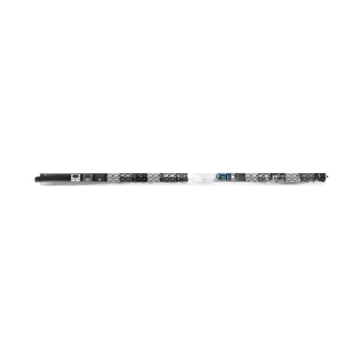 PDU Inteligente Enlogic Advantage MSPO / 48 Tomas (24) C13 + (24) 4-en-1 C13/C15/C19/C21 / 208 Vca Trifásico 3P Wye 30 A (24 A) / 8.6 kVA / Monitoreo y Switcheo por Toma / 0U Vertical 1.78 m (5.8 ft)