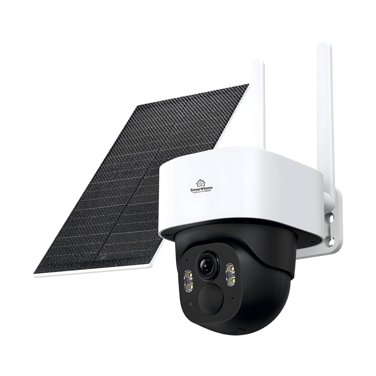 Cámara de Bateria PT 4mp| 4G| Visión Nocturna a color| Audio Bidireccional| Autoseguimiento Inteligente| Grabación Continua | Incluye Panel Solar de 5W