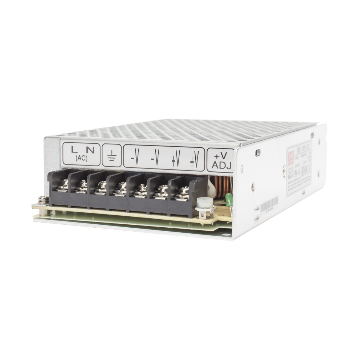 Fuente de Poder Industrial Conmutada 100W de Potencia, 12Vcc, 8.5A