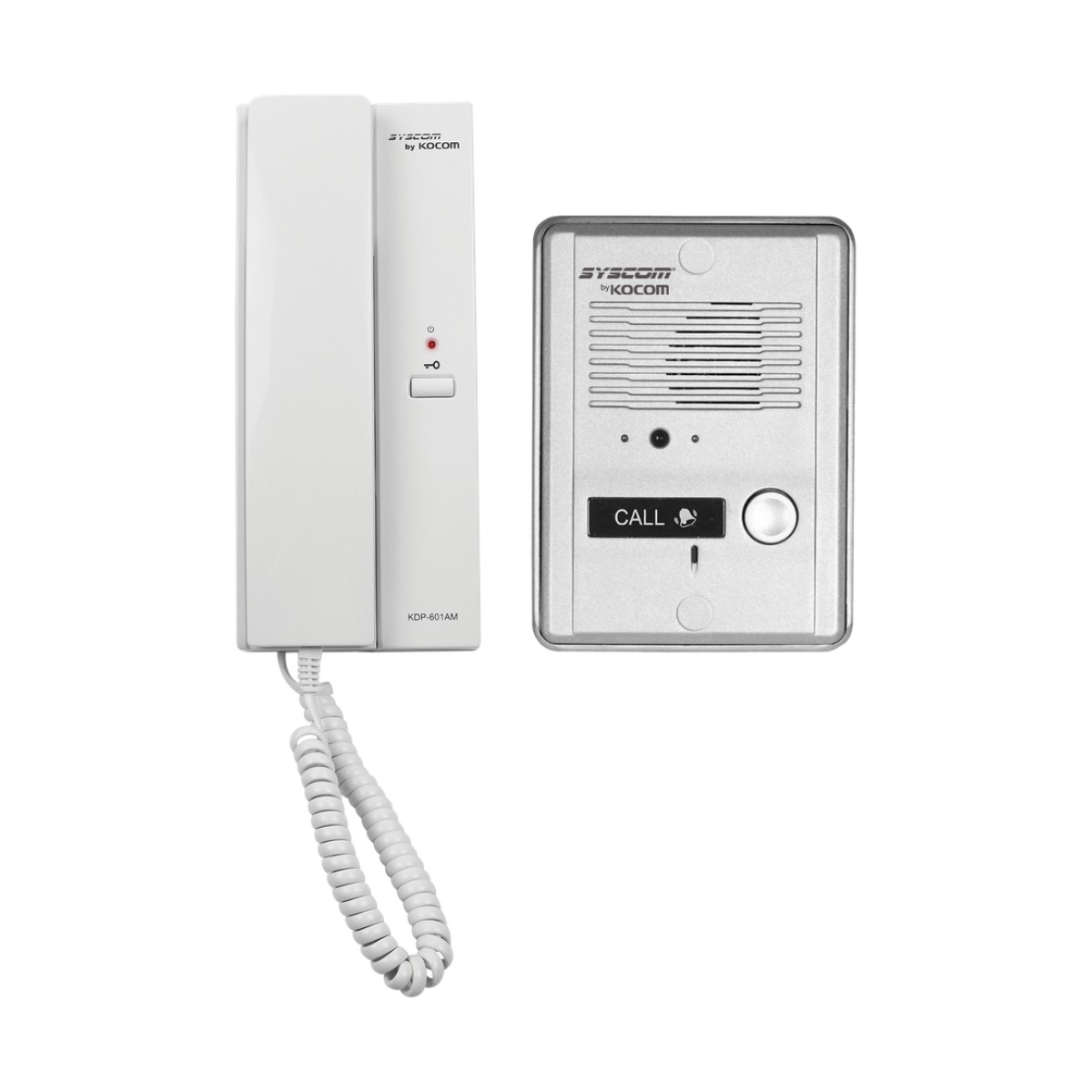 Kit de audio portero con un auricular (expandible hasta 3 auriculares)