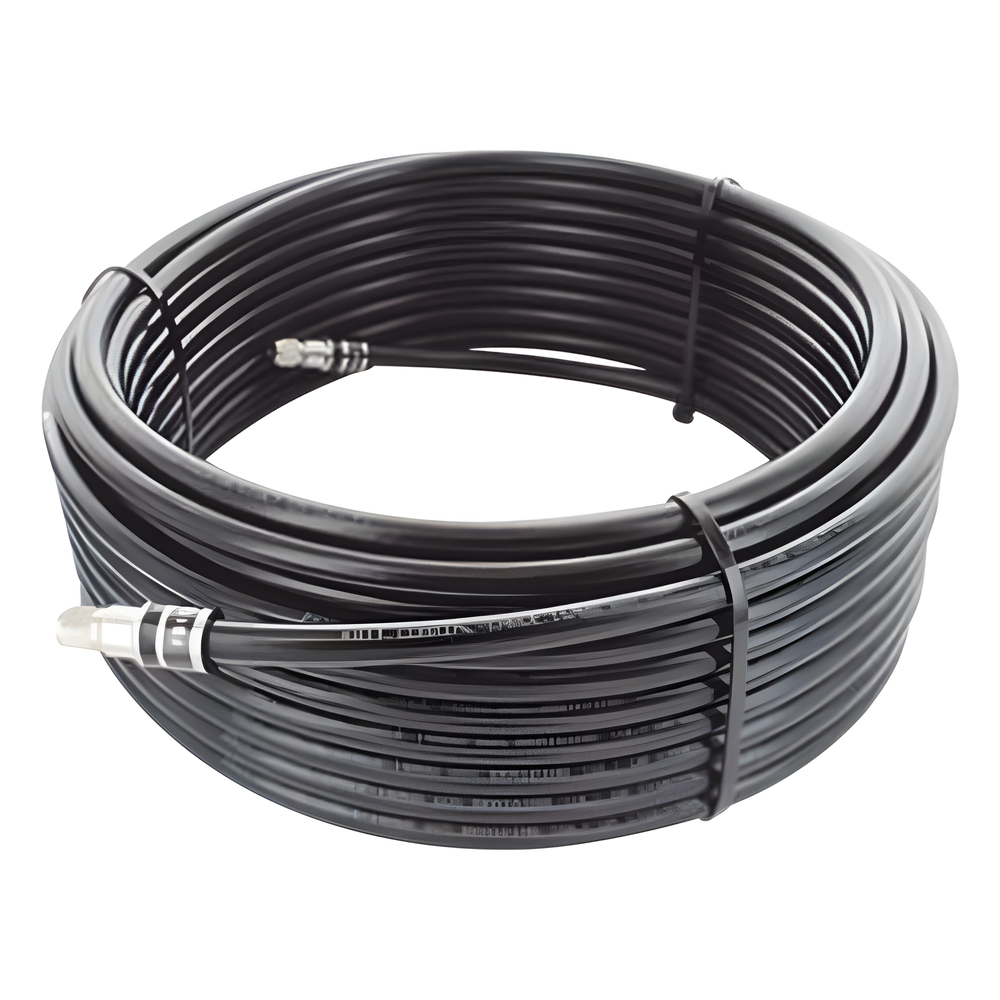 Jumper Coaxial / Tipo RG58 / Color Negro / Conectores BNC RFB11062ST / 29 Metros (95.14 Pies)
