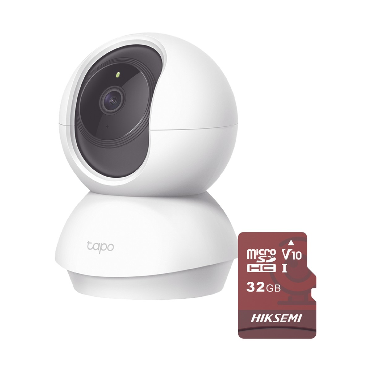 Kit de Cámara IP Wi-Fi / Incluye 1 Pieza Modelo TAPOC200 / 2 Megapixel /  Utiliza La App Tapo / 1 Memoria Micro SD  Hiksemi Modelo  HS-TF-E1/32G