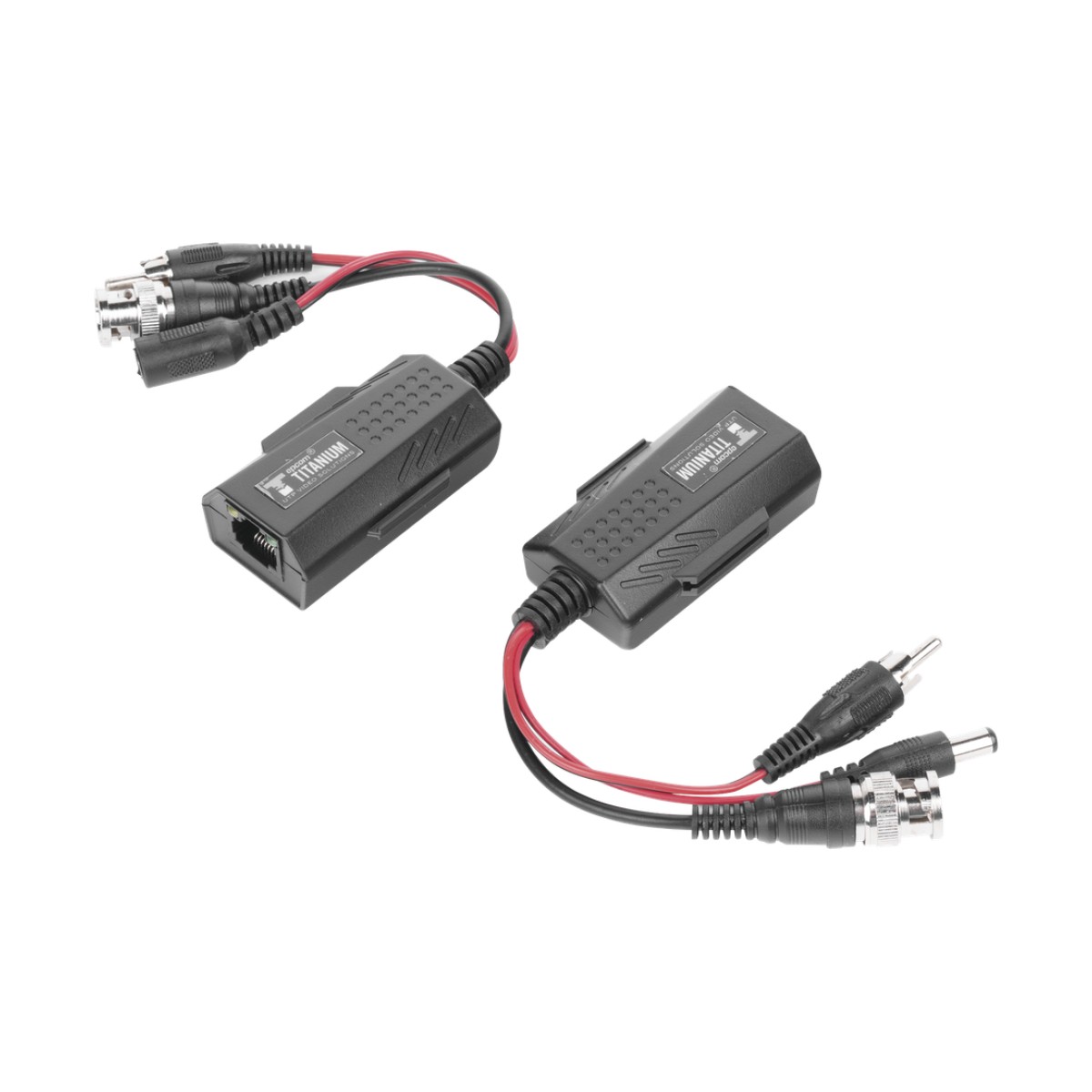 Kit de transceptores activos, envía alimentación 12V/24Vcc/AC, video y audio a una distancia de hasta 150 m en 4K para aplicaciones de video por UTP Cat 5e / 6 en alta definición.