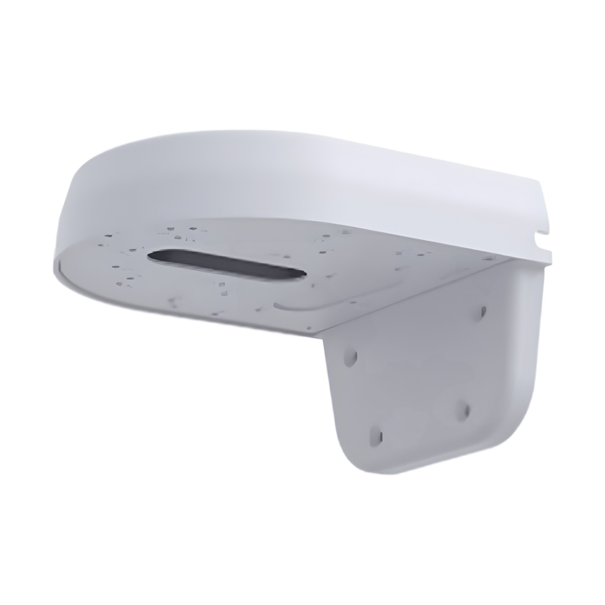 Soporte de montaje en pared para cámaras IP Serie 30, en aluminio inyectado y acero SECC, para interior y exterior